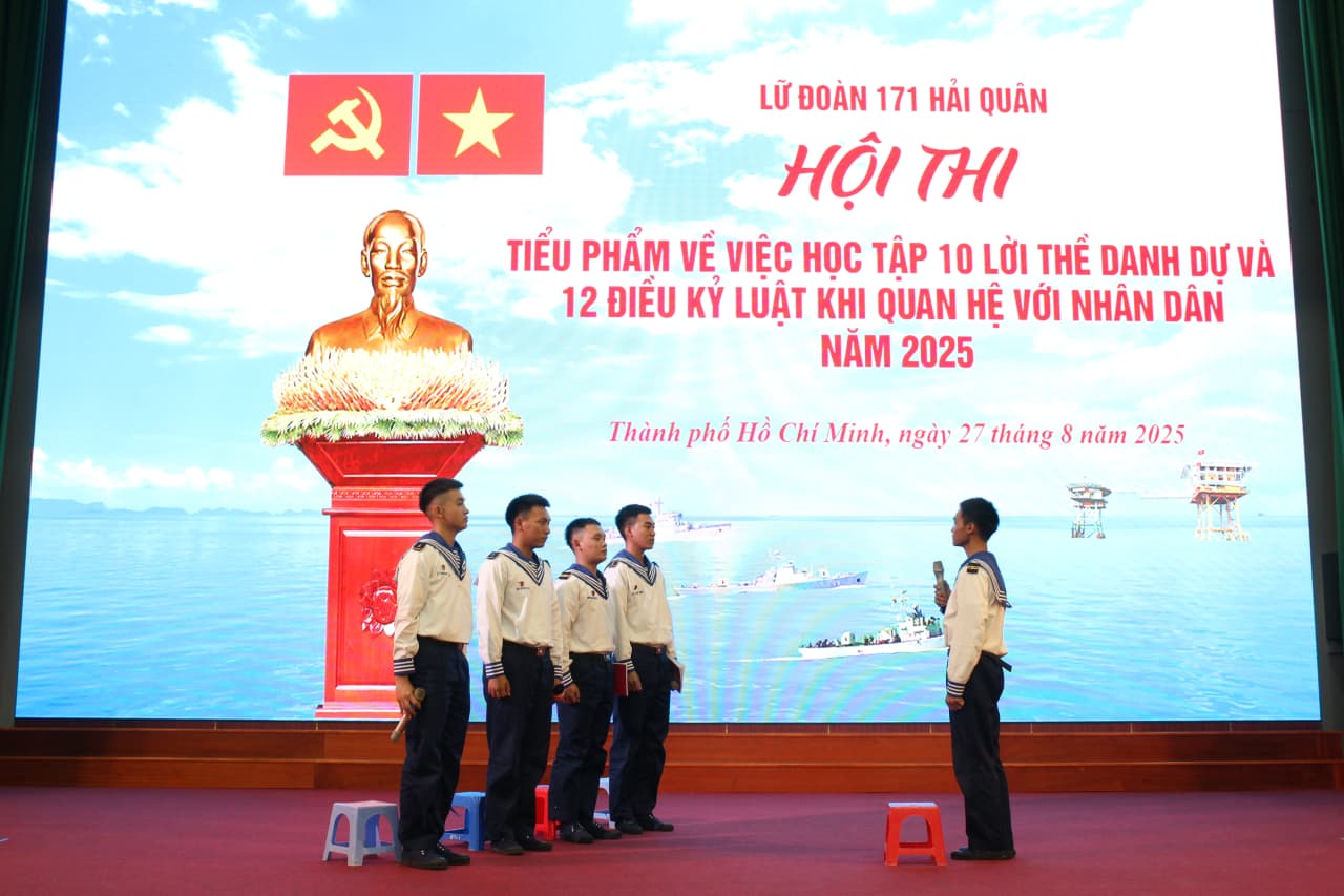 Hội thi tiểu phẩm về 10 lời thề, 12 điều kỷ luật