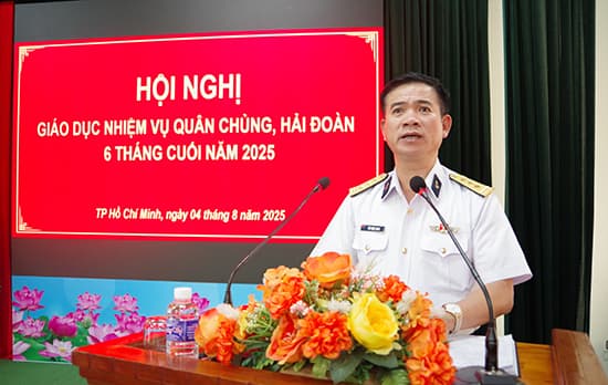 Hải đoàn 129 Hải quân triển khai nhiệm vụ 6 tháng cuối năm 2025