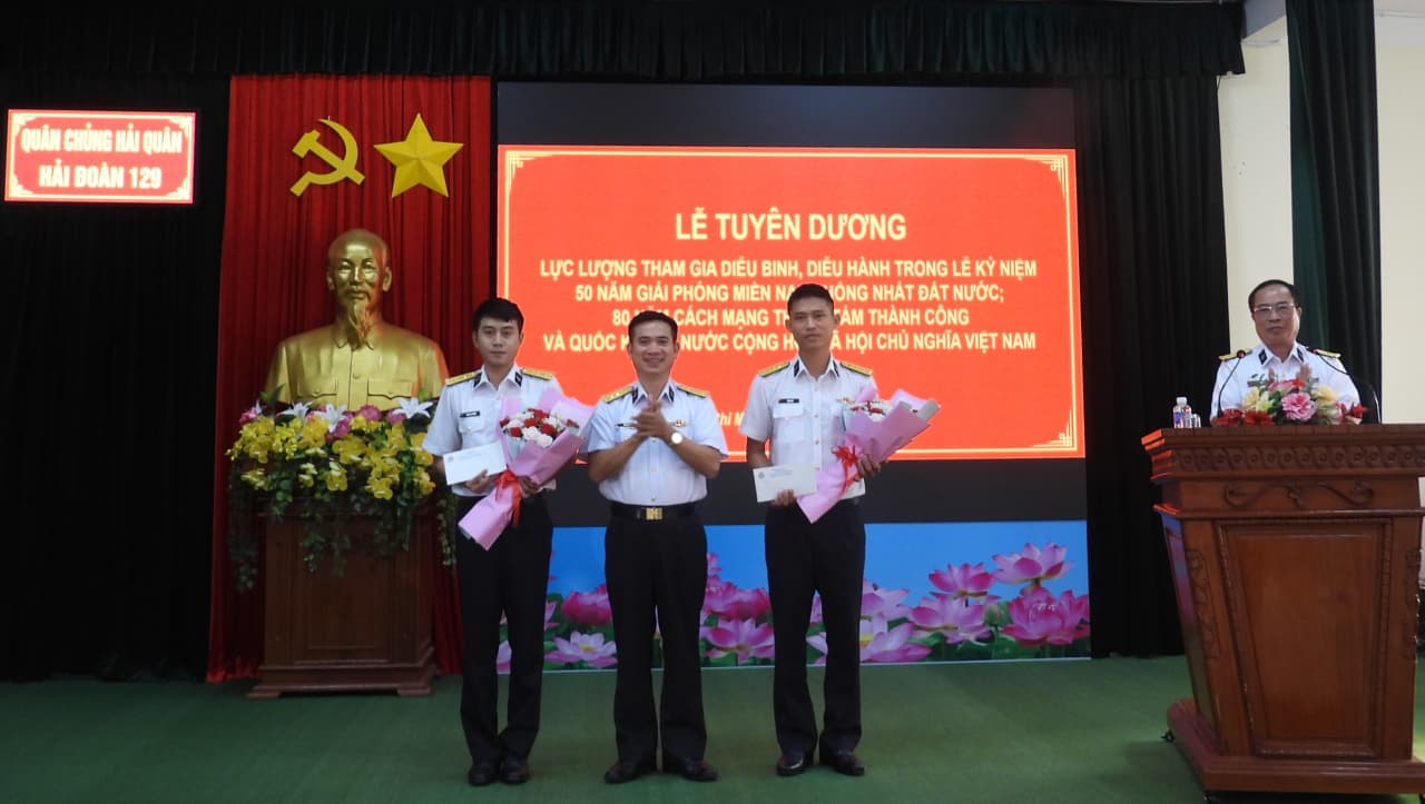 Hải đoàn 129 gặp mặt, biểu dương lực lượng tham gia A80