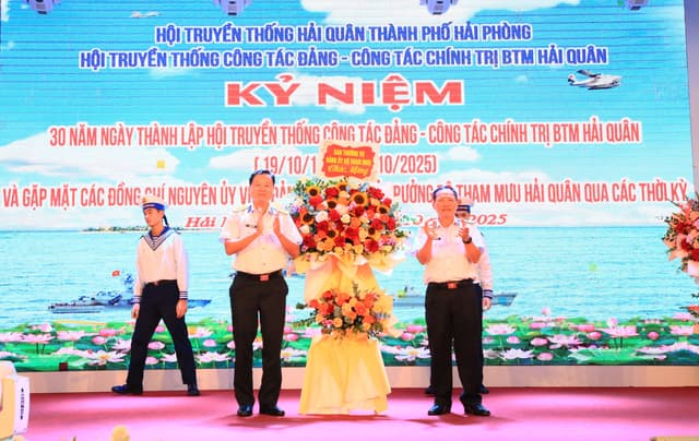 Hội truyền thống công tác đảng, công tác chính trị Bộ Tham mưu Hải quân: Kỷ niệm 30 năm thành lập