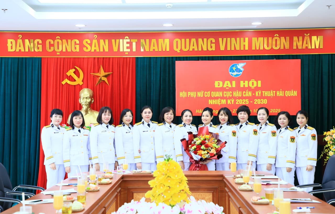 Hội Phụ nữ cơ quan Cục Hậu cần - Kỹ thuật Hải quân: Đoàn kết, đổi mới, khẳng định vai trò trong giai đoạn mới