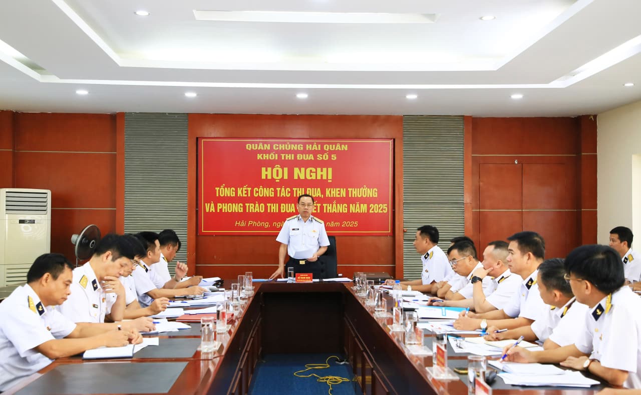 Khối thi đua số 5 Quân chủng Hải quân: Lan tỏa phong trào thi đua, hoàn thành xuất sắc nhiệm vụ