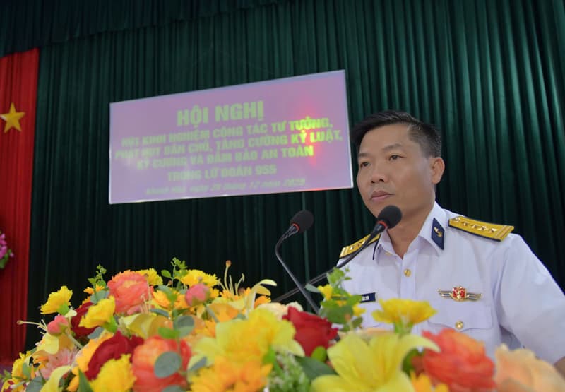 Lữ đoàn 955 rút kinh nghiệm công tác tư tưởng, tăng cường kỷ luật