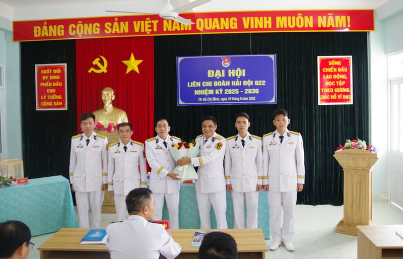 Liên chi đoàn Hải đội 922 tổ chức Đại hội nhiệm kỳ 2025-2030