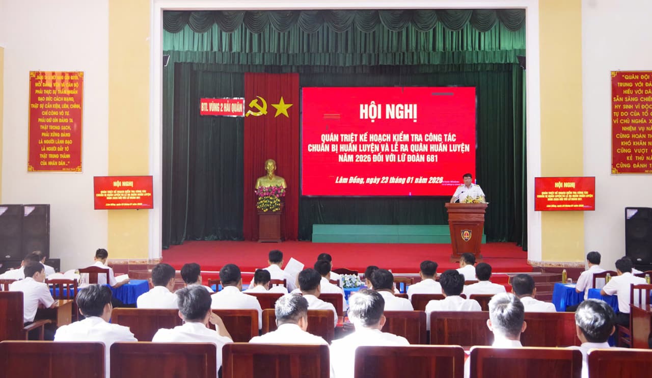 Lữ đoàn 681 chuẩn bị chu đáo cho lễ ra quân huấn luyện năm 2026