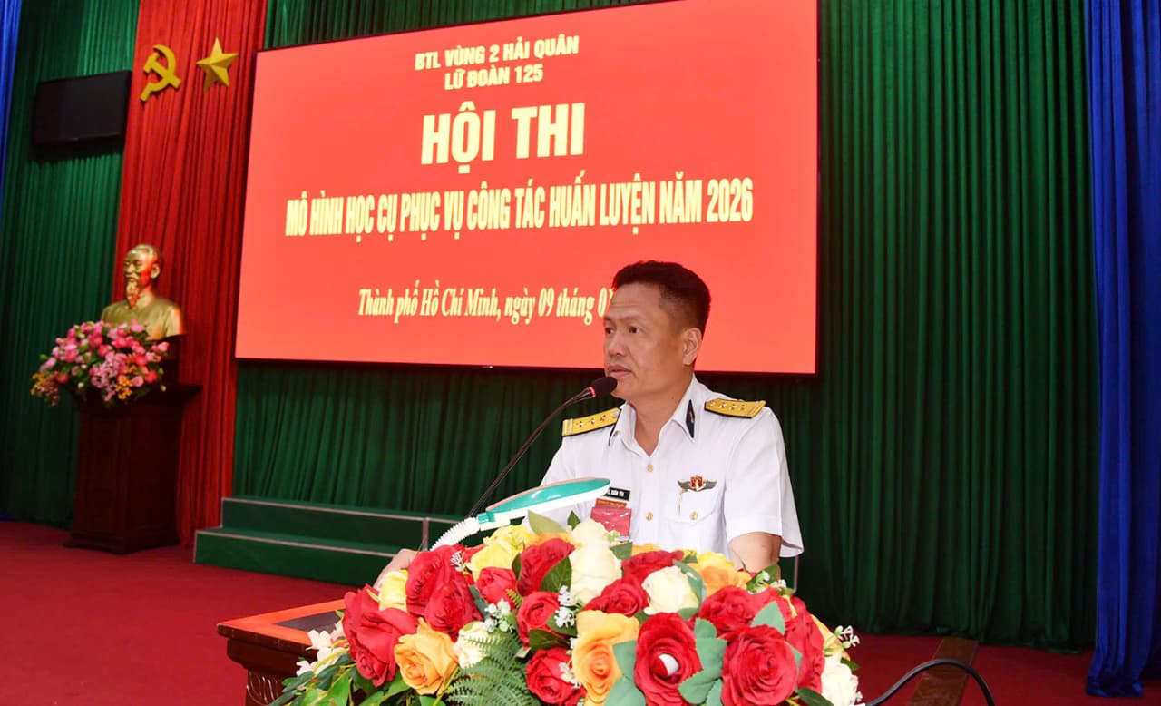 Lữ đoàn 125 chú trọng đầu tư, xây dựng mô hình học cụ phục vụ huấn luyện