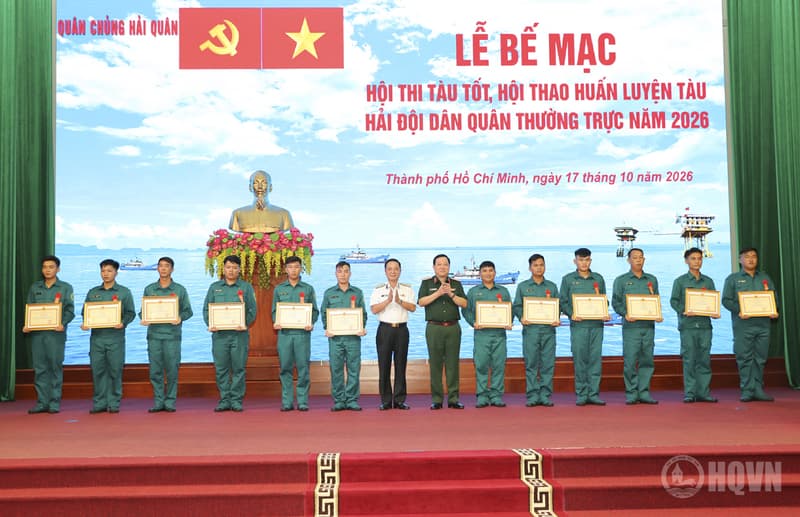 Hội thi tàu tốt, hội thao huấn luyện tàu Hải đội Dân quân thường trực năm 2026 thành công tốt đẹp