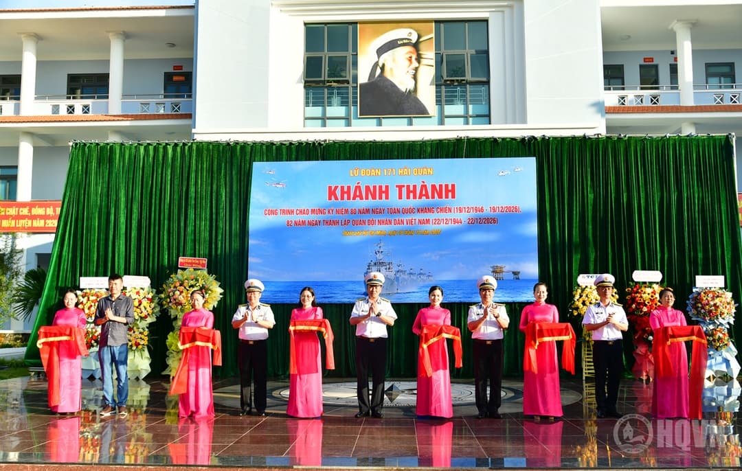 Lữ đoàn 171 khánh thành công trình chào mừng kỷ niệm 80 năm Ngày toàn quốc kháng chiến