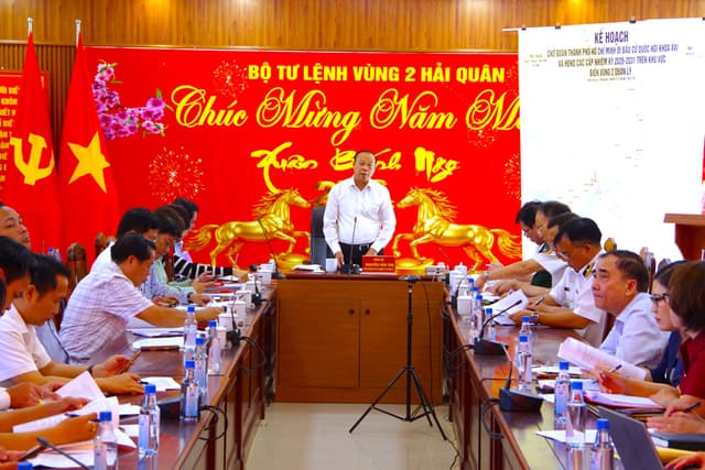 Vùng 2 Hải quân sẵn sàng cho công tác bầu cử sớm trên biển