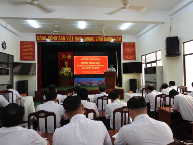 Đảng ủy Công ty Hải sản Trường Sa thông báo nhanh kết quả Đại hội XIV của Đảng