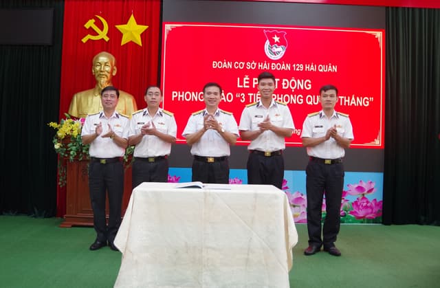 Tuổi trẻ Hải đoàn 129 phát động phong trào “3 tiên phong quyết thắng”