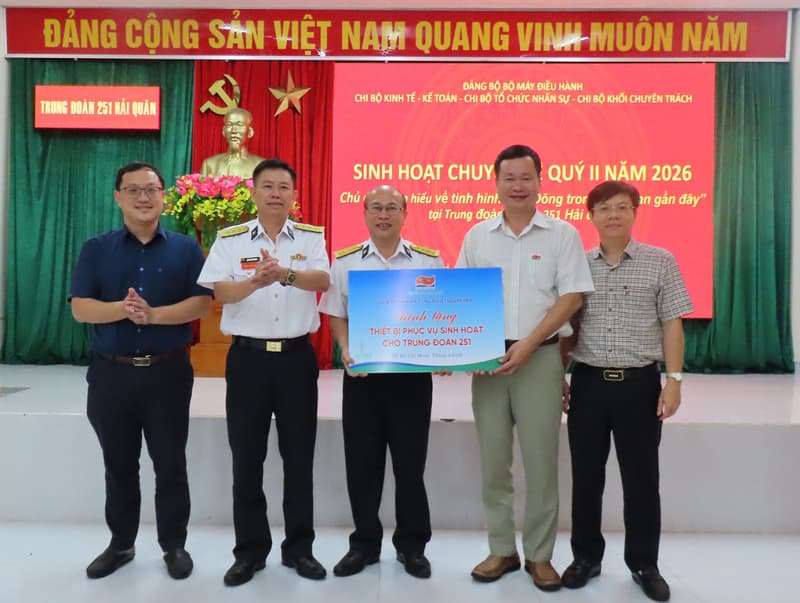 Trung đoàn 251 và Vietsovpetro tăng cường phối hợp hoạt động