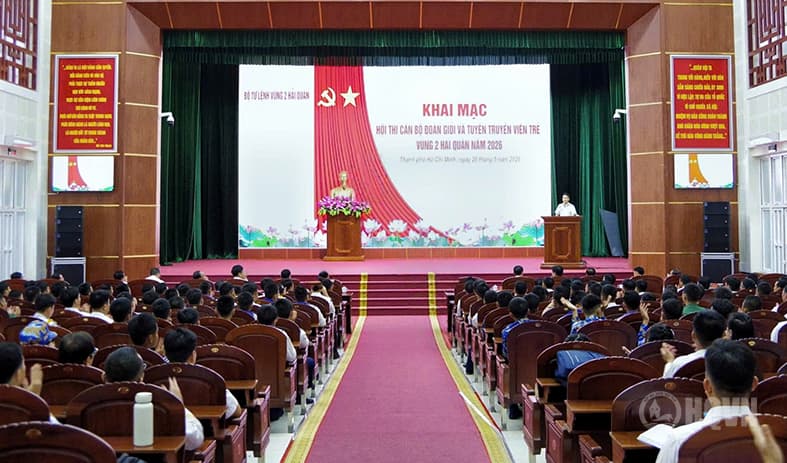Vùng 2 khai mạc Hội thi cán bộ đoàn giỏi và tuyên truyền viên trẻ