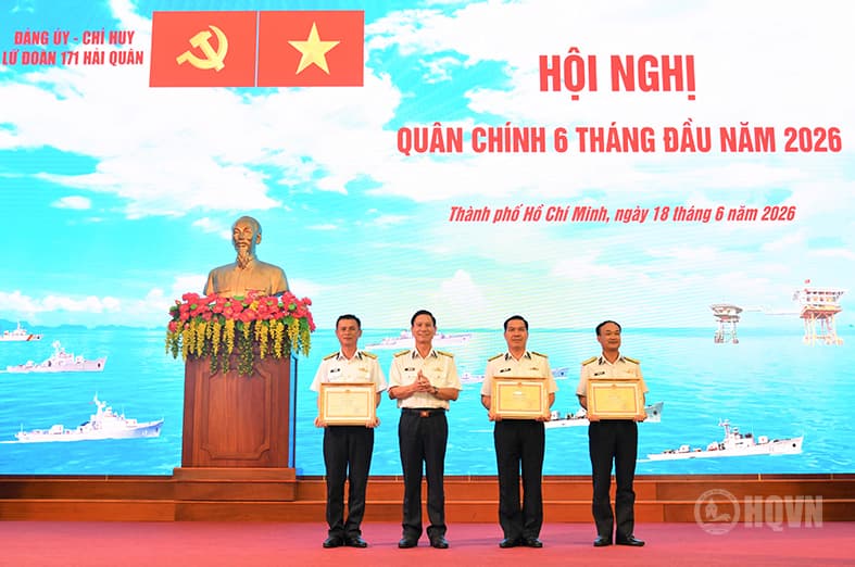 Lữ đoàn 171 hoàn thành xuất sắc nhiệm vụ 6 tháng đầu năm 2026