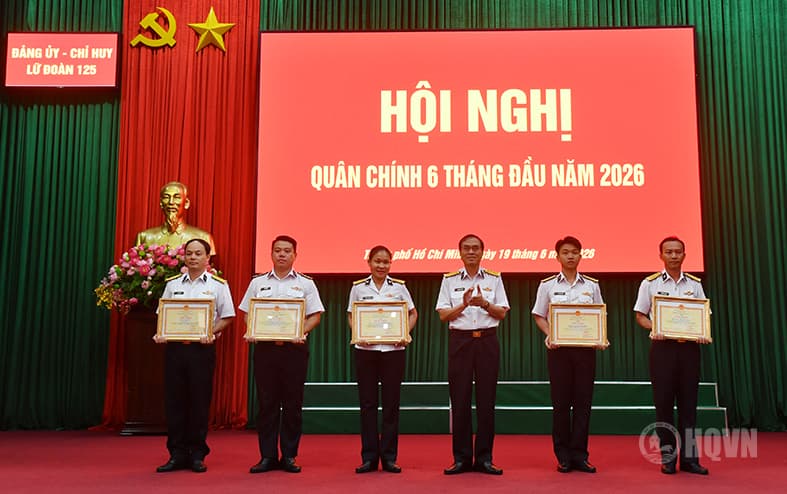 Lữ đoàn 125 hoàn thành tốt nhiệm vụ 6 tháng đầu năm