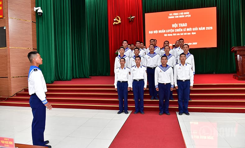 Trung tâm Huấn luyện Vùng 2: Hội thao đại đội huấn luyện chiến sĩ mới giỏi