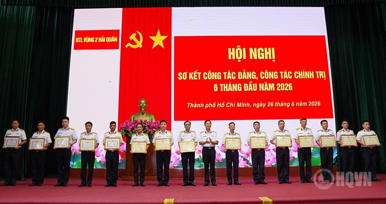 Vùng 2 sơ kết công tác đảng, công tác chính trị 6 tháng đầu năm 2026