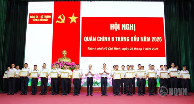 Vùng 2 Hải quân tổ chức Hội nghị quân chính 6 tháng đầu năm 2026