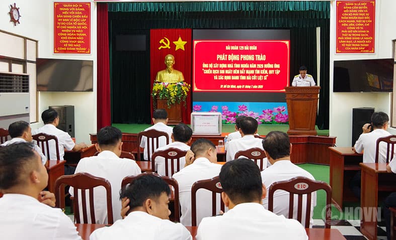 Hải đoàn 129 phát động phong trào ủng hộ xây dựng nhà tình nghĩa