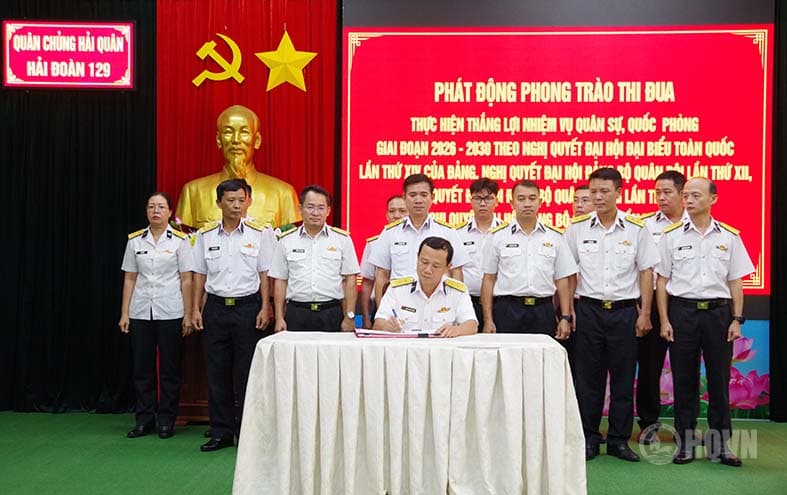 Hải đoàn 129 phát động phong trào thi đua