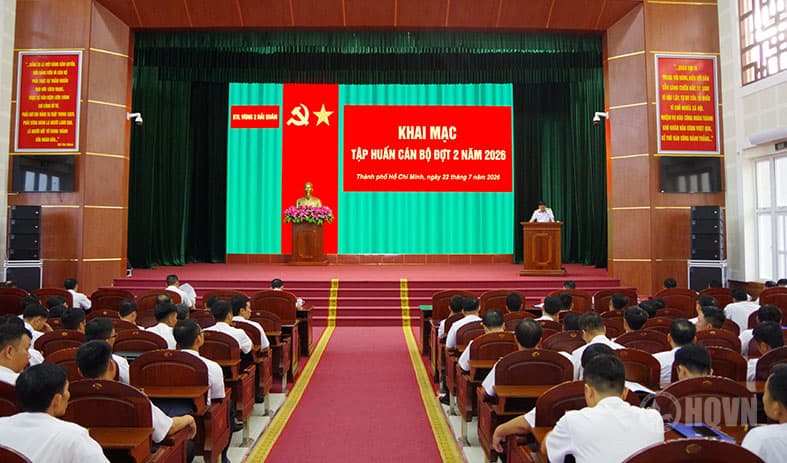 Vùng 2 Hải quân tập huấn cán bộ đợt 2 năm 2026
