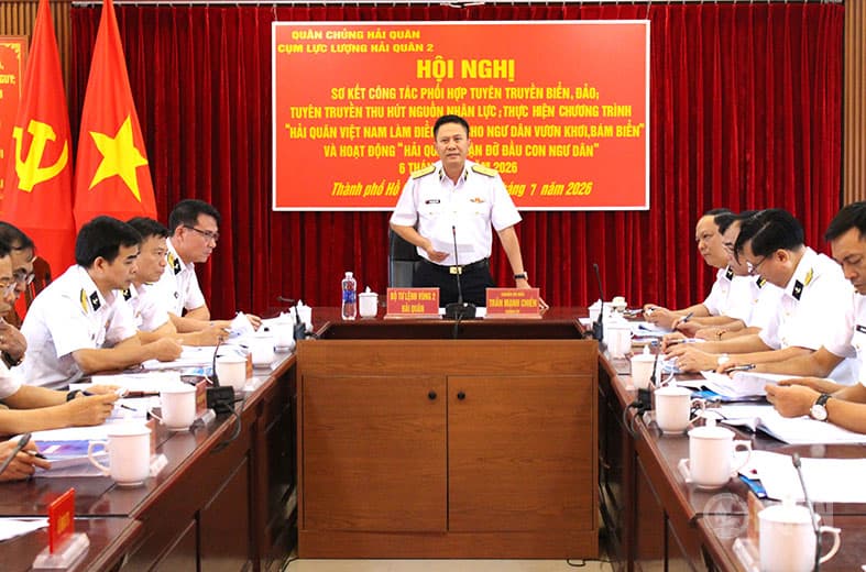 Vùng 2: Sơ kết phối hợp tuyên truyền biển đảo