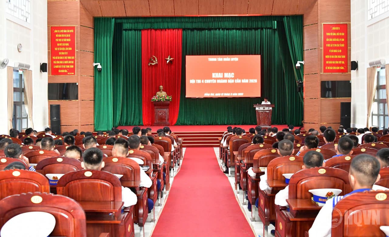 Trung tâm Huấn luyện Vùng 2 khai mạc hội thi 4 chuyên ngành hậu cần