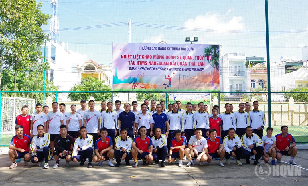Trường Cao đẳng Kỹ thuật Hải quân giao lưu thể thao với Hải quân Hoàng gia Thái Lan
