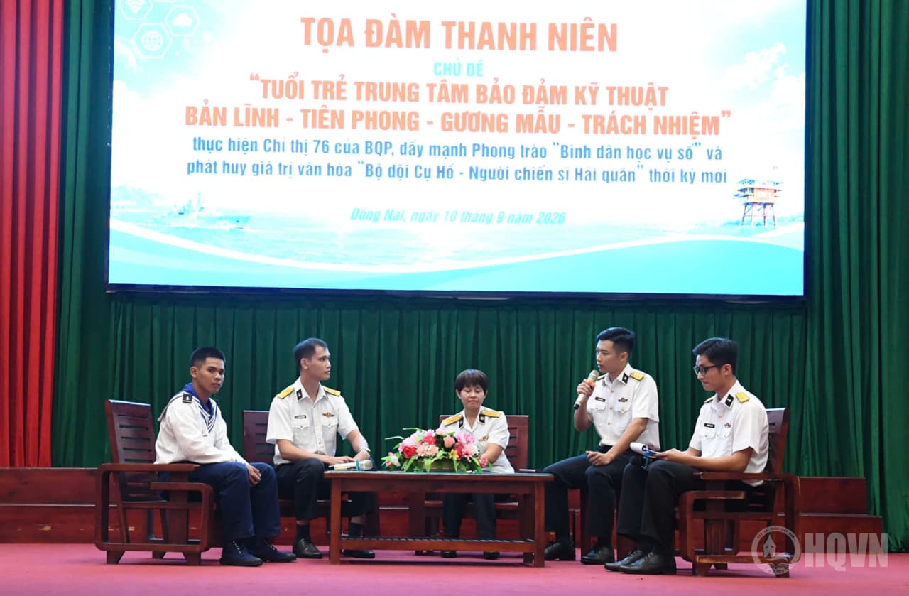 Tọa đàm thanh niên “Bản lĩnh - Tiên phong - Gương mẫu - Trách nhiệm”