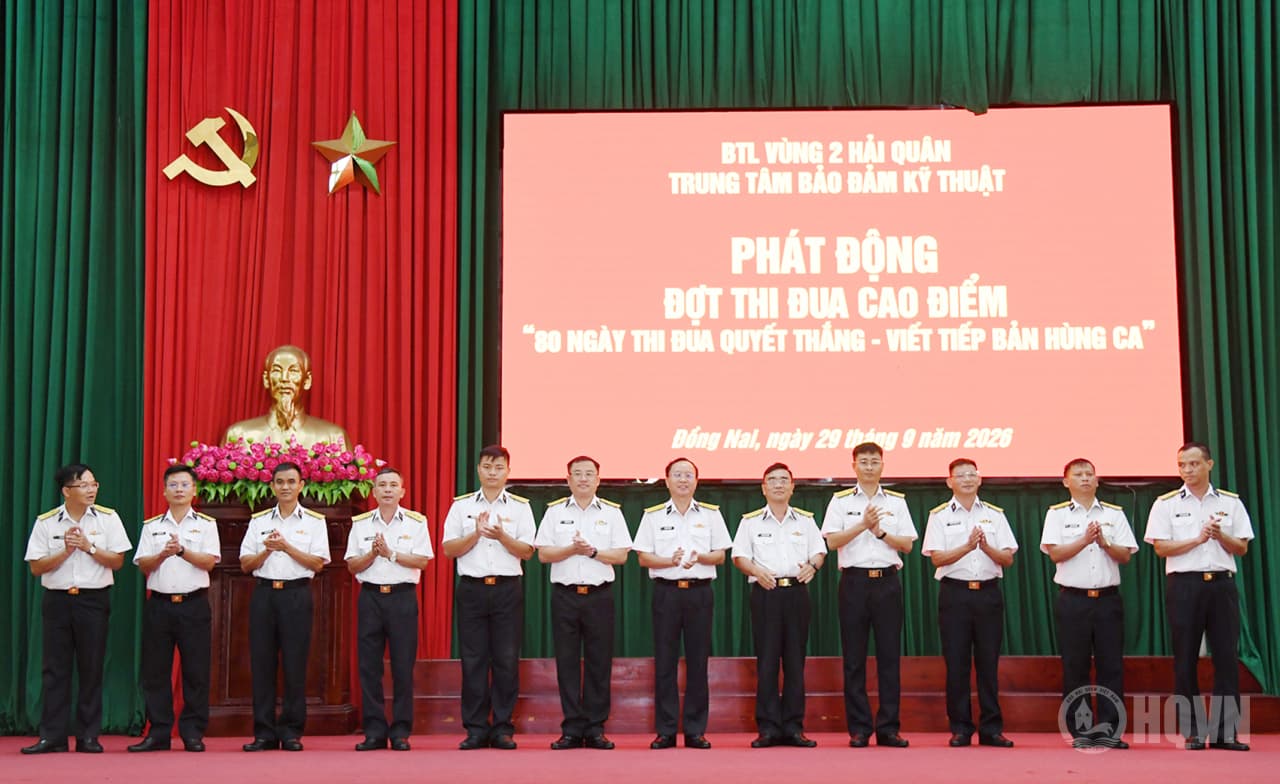 Trung tâm Bảo đảm kỹ thuật Vùng 2 phát động thi đua