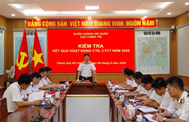 Kiểm tra chuyên sâu công tác đảng, công tác chính trị