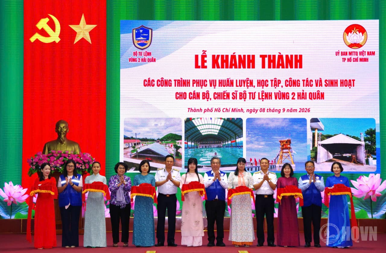 Vùng 2 khánh thành 3 công trình phục vụ bộ đội