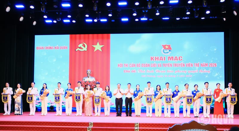Quân chủng Hải quân khai mạc Hội thi cán bộ đoàn giỏi và tuyên truyền viên trẻ