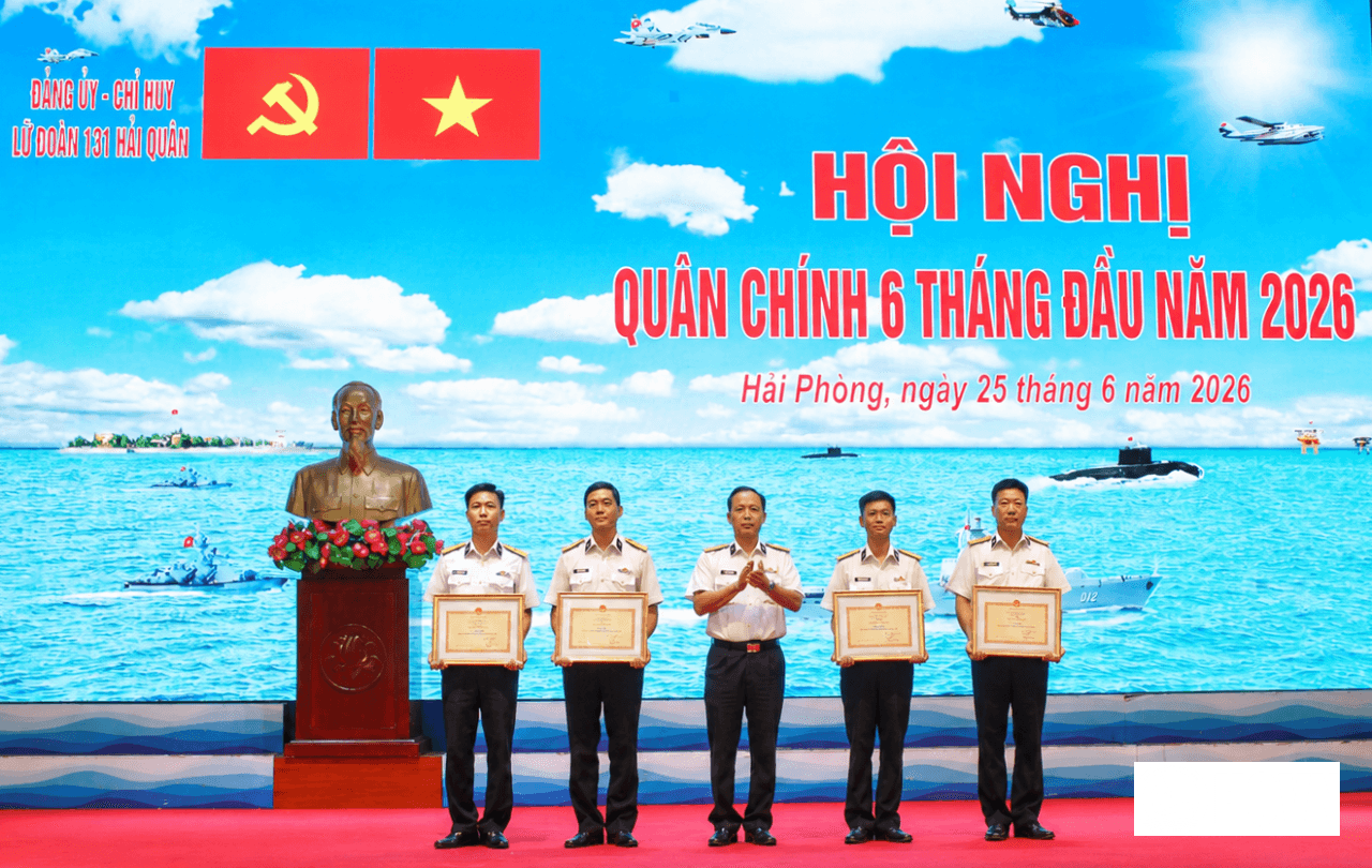 Lữ đoàn 131 hoàn thành tốt nhiệm vụ 6 tháng đầu năm 2026