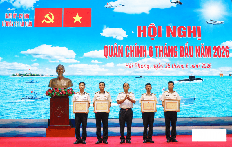 Lữ đoàn 131 hoàn thành tốt nhiệm vụ 6 tháng đầu năm 2026