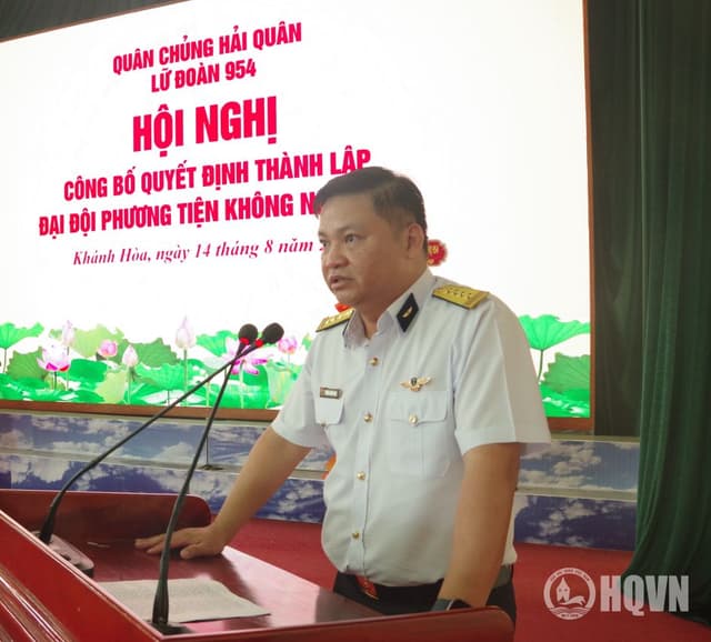 Lữ đoàn 954 công bố quyết định thành lập Đại đội Phương tiện không người lái
