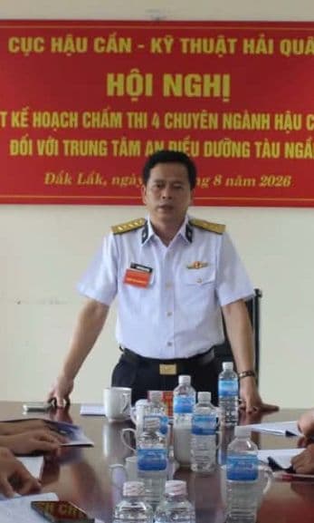 Cục Hậu cần - Kỹ thuật Hải quân chấm thi 4 chuyên ngành hậu cần tại Trung tâm An điều dưỡng tàu ngầm