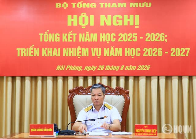 Bộ Tổng Tham mưu tổ chức tổng kết năm học 2025-2026