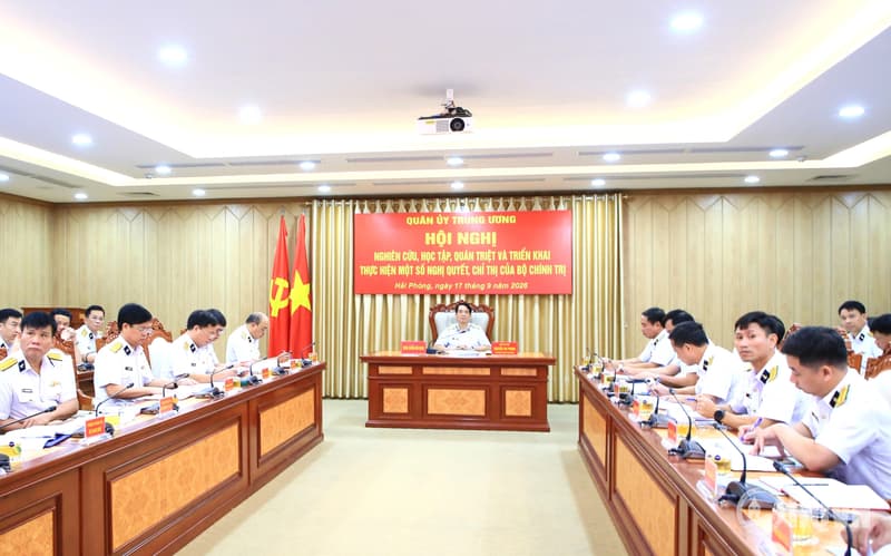 Quân ủy Trung ương tổ chức Hội nghị quán triệt, triển khai thực hiện một số nghị quyết, chỉ thị của Bộ Chính trị
