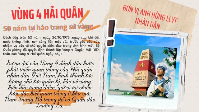 Vùng 4 Hải quân: 50 năm tự hào trang sử vàng