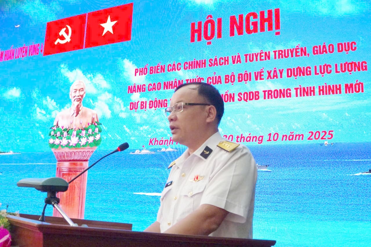 Trung tâm Huấn luyện Vùng 4 nâng cao nhận thức về xây dựng lực lượng dự bị động viên