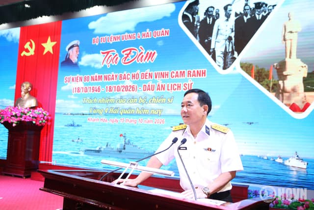 Vùng 4 toạ đàm kỷ niệm 80 năm Ngày Bác Hồ đến vịnh Cam Ranh