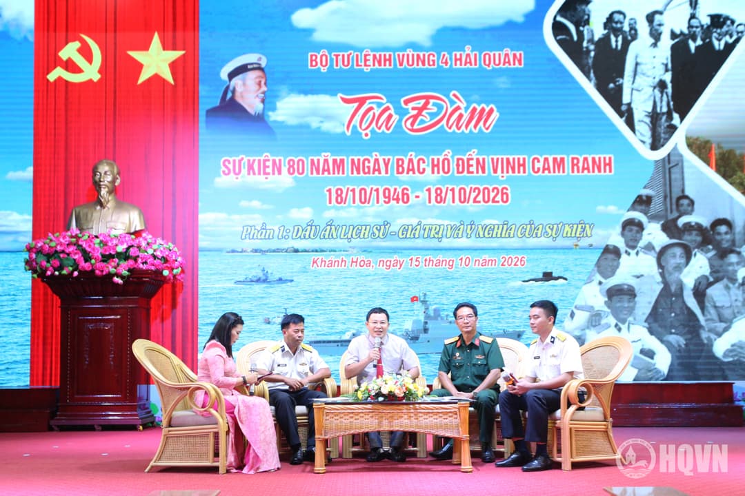 Vùng 4 toạ đàm kỷ niệm 80 năm Ngày Bác Hồ đến vịnh Cam Ranh