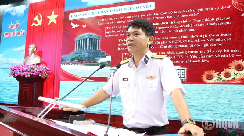 Vùng 4 Hải quân quán triệt Nghị quyết Hội nghị Trung ương 4 khóa XIV