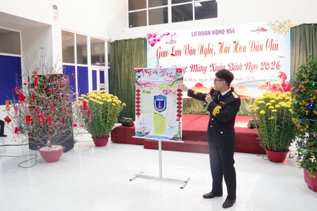 Lữ đoàn 954: Sôi nổi các hoạt động mừng Đảng, mừng Xuân