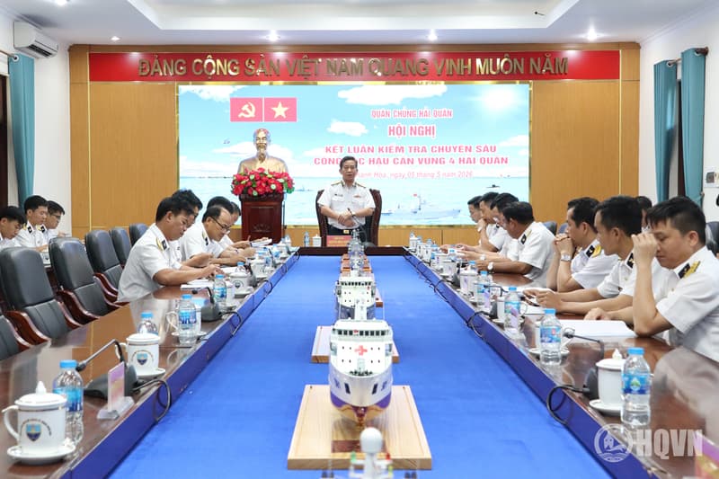 Quân chủng Hải quân kiểm tra công tác hậu cần tại Vùng 4