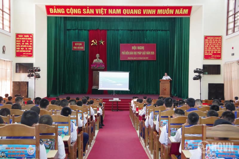 Trung tâm Huấn luyện Vùng 4 phối hợp phổ biến, giáo dục pháp luật năm 2026