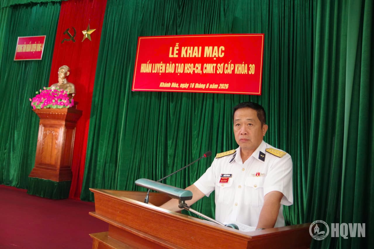 Trung tâm Huấn luyện Vùng 4 Hải quân khai mạc huấn luyện, đào tạo khóa 30
