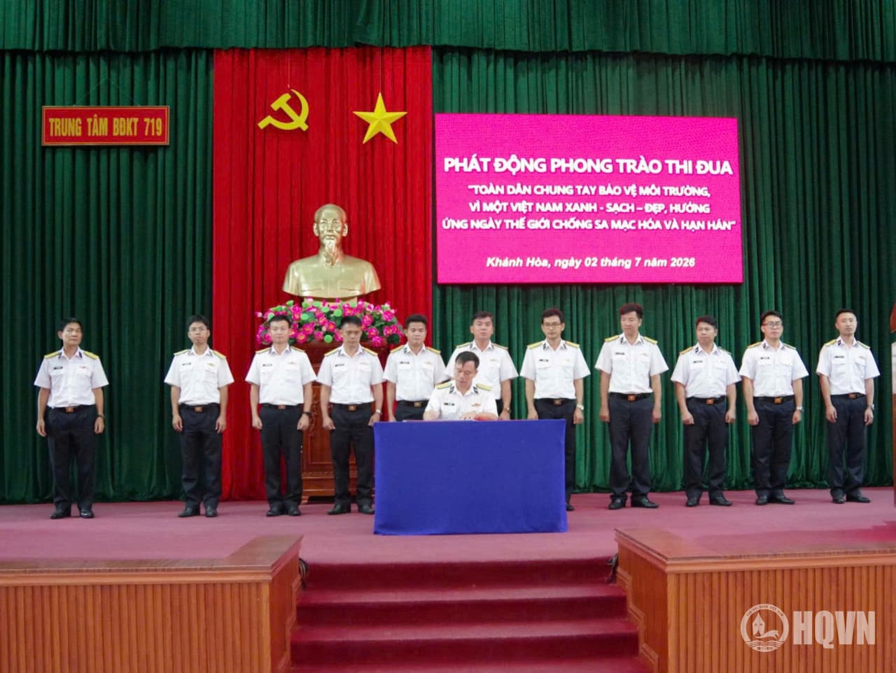 Trung tâm Bảo đảm kỹ thuật 719 phát động phong trào thi đua bảo vệ môi trường