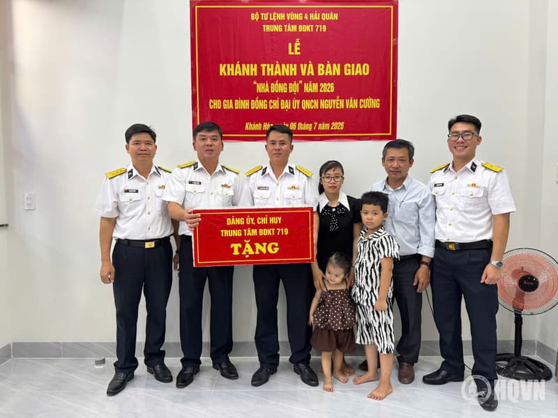 Trung tâm Bảo đảm kỹ thuật 719 khánh thành và bàn giao nhà đồng đội